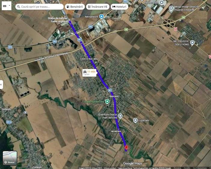 Casă cu 3 camere în Berceni