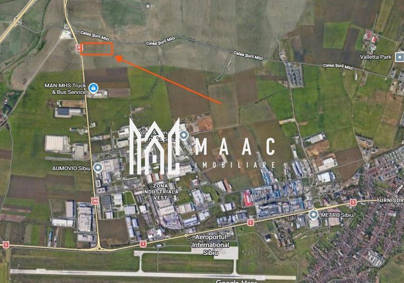 Teren Construcții intravilan de 19325 mp, în Vest