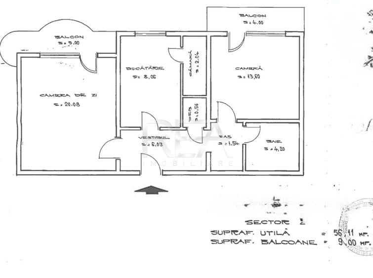 Apartament cu 2 camere decomandat în Colentina