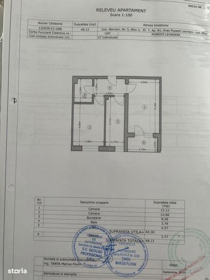 Apartament cu 2 camere decomandat, mobilat în Apărătorii Patriei