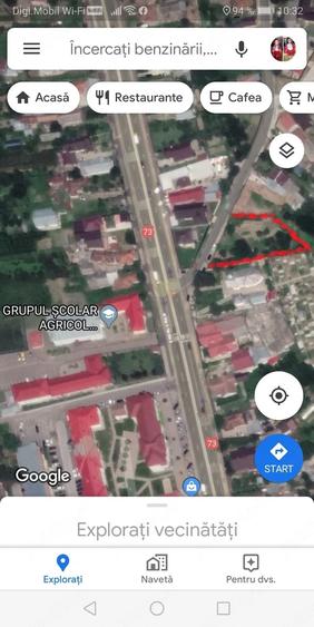 Teren de 1307 mp, în Central