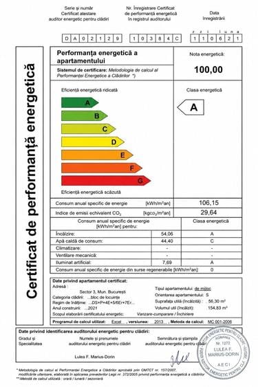 Apartament cu 2 camere decomandat, mobilat în Theodor Pallady