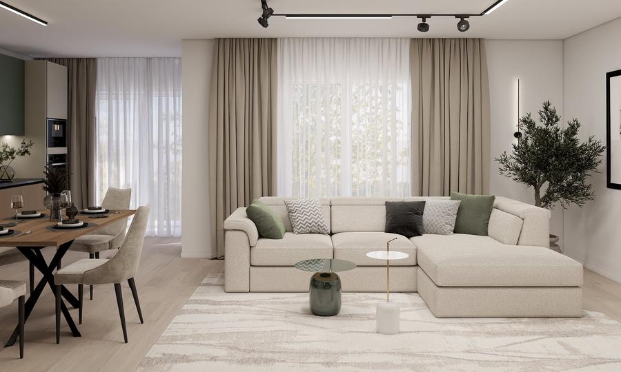 Apartament cu 3 camere decomandat în Pipera — fotografia 3