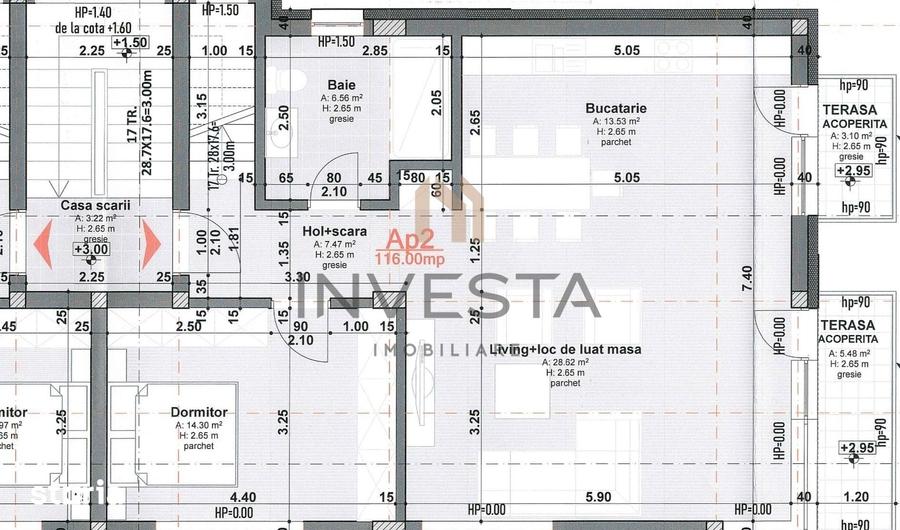 Apartament 4 camere in imobil tip vila, 116 mp utili + terasa 17 mp! - 6