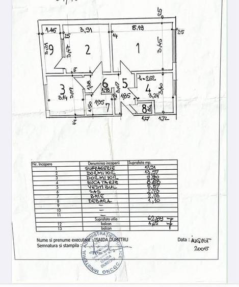 Apartament cu 3 camere decomandat în Drumul Taberei
