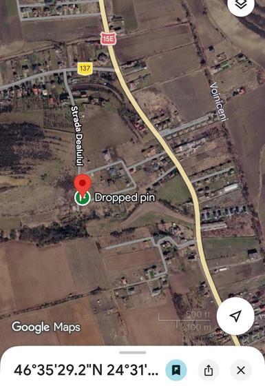 Teren Bardesti intravilan 900mp cu intrare din drumul judetean - 1