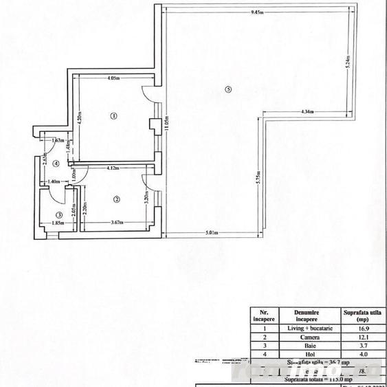 Apartament doua camere, complex Maramures-Otopeni