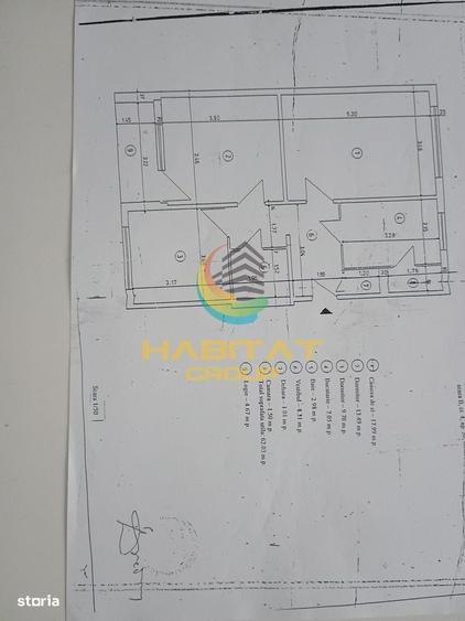 Apartament cu 3 camere decomandat în Drumul Găzarului