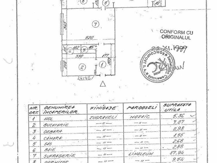 Apartament cu 3 camere semidecomandat în 1 Decembrie 1918