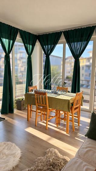 Apartament cu 2 camere semidecomandat, mobilat în Florești