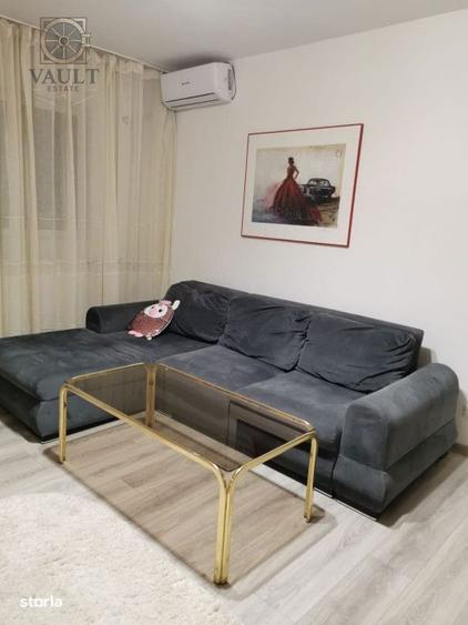 Apartament cu 2 camere semidecomandat, mobilat în Giurgiului
