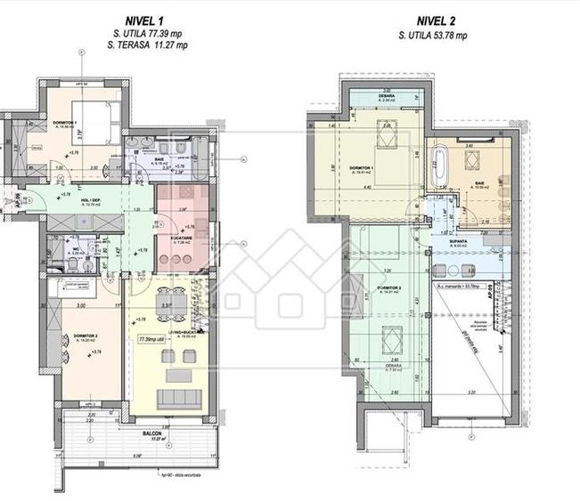 Penthouse cu 5 camere semidecomandat în Exterior Vest