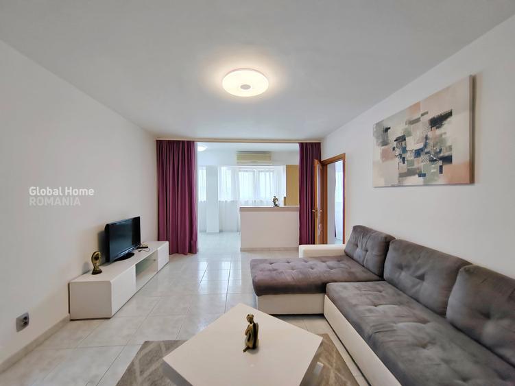 Apartament cu 3 camere semidecomandat, mobilat în Dorobanți