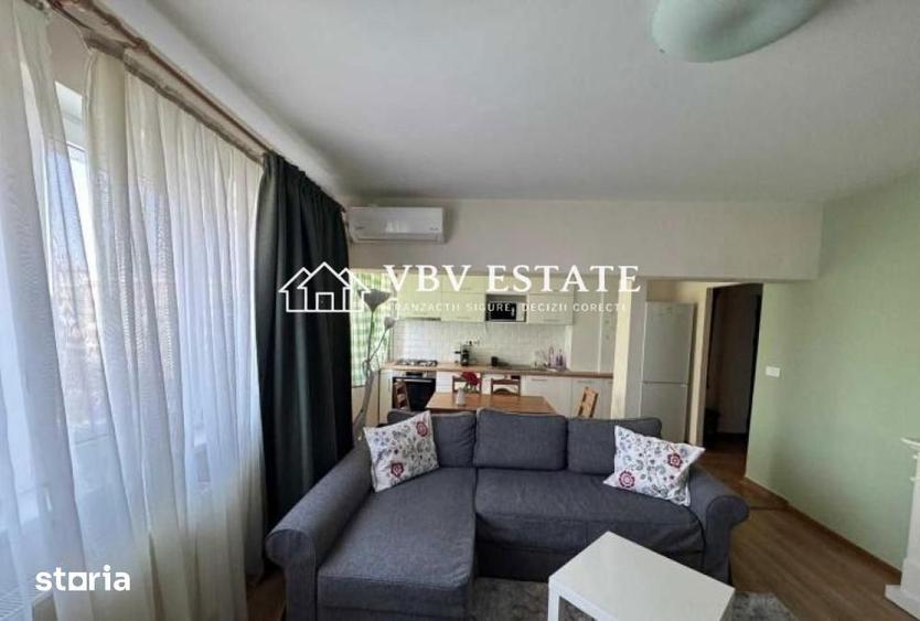 Apartament cu 2 camere semidecomandat, mobilat în 1 Mai