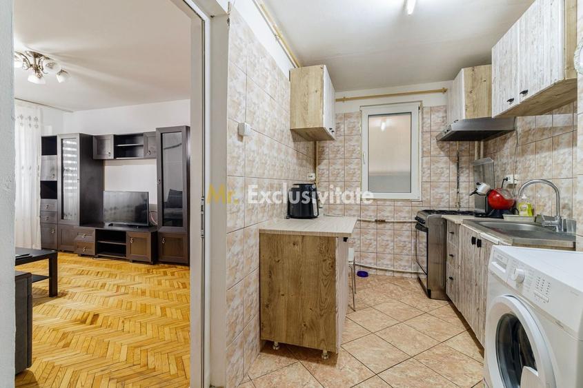 Apartament cu 2 camere semidecomandat, mobilat în Militari
