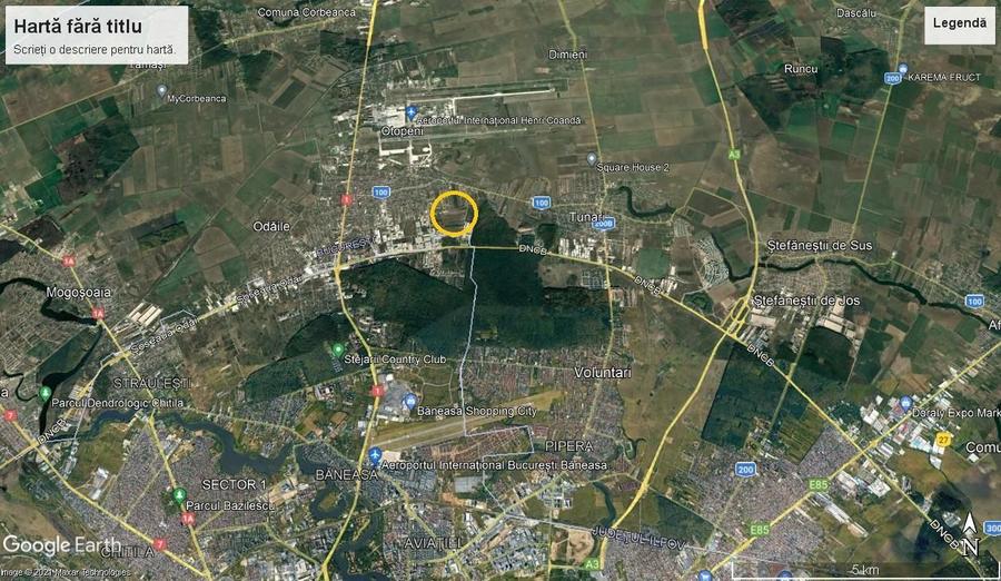 Teren Construcții intravilan de 10000 mp, în Nord