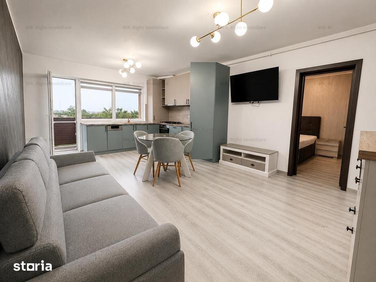 Apartament cu 2 camere, mobilat în Sânpetru