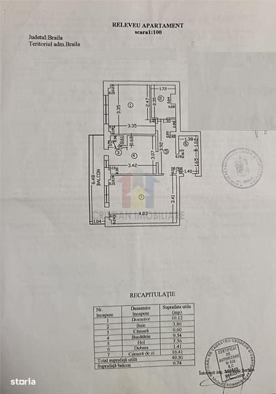 Apartament cu 2 camere în Central