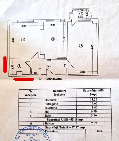 Apartament cu 2 camere decomandat, mobilat în Capitol
