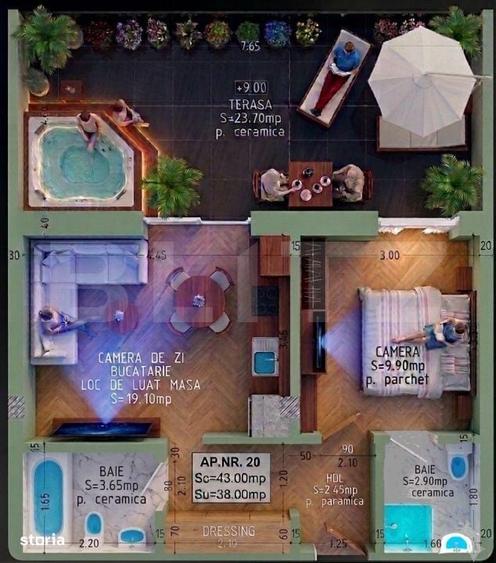 Mini Penthouse cu terasa generoasa | Zona linistita - 1