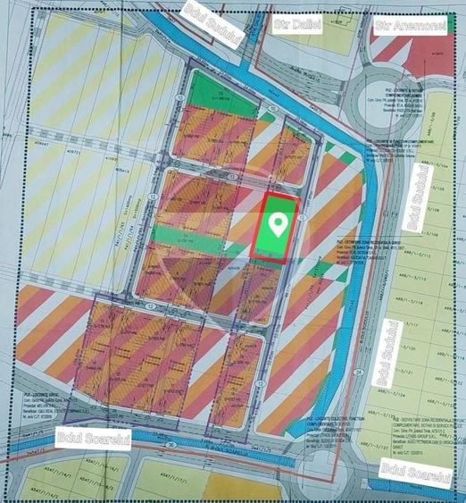 Teren Construcții intravilan de 1199 mp, în Giroc