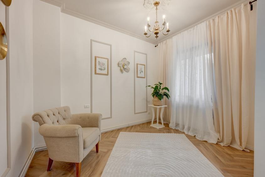 Apartament cu 4 camere semidecomandat, mobilat în Cotroceni