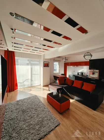 Apartament cu 2 camere semidecomandat, mobilat în Bună Ziua