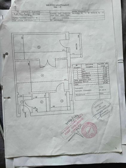 Apartament cu 2 camere semidecomandat în Gării