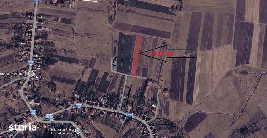 Teren de 1400 mp, în Chinteni