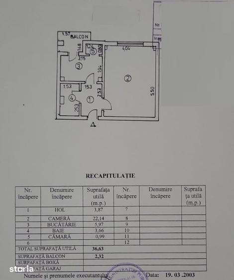 Garsonieră decomandată în Școlilor