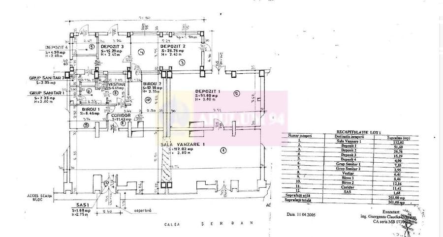 Spatiu comercial Calea Serban Voda, 261 mp, vitrina 20ml, stradal - 9