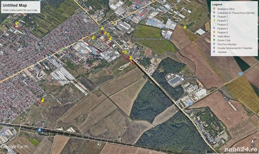 Teren de 133000 mp, în Voluntari