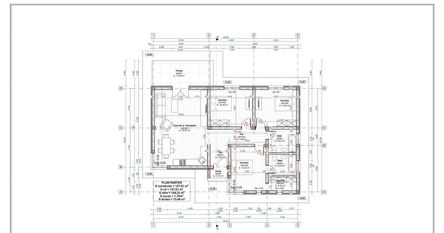 Casă cu 4 camere cu Teren 542 Mp în Balciu