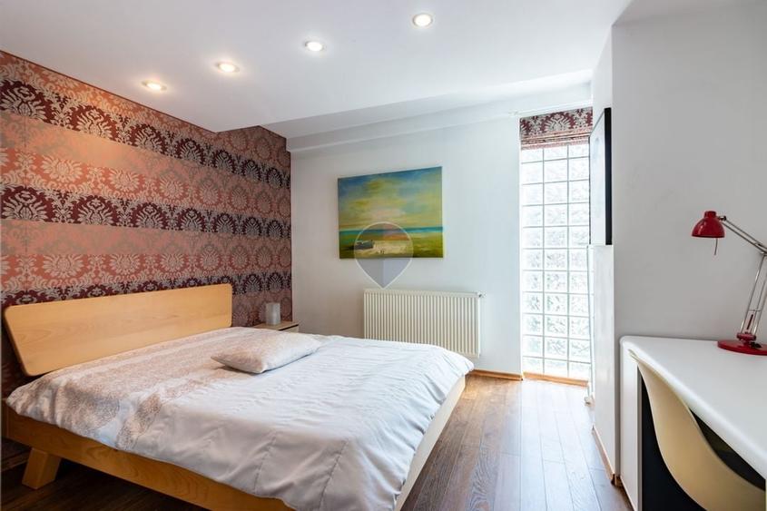 Apartament cu 3 camere semidecomandat, mobilat în Dorobanți