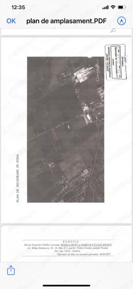 Teren de 36000 mp, în Cordun