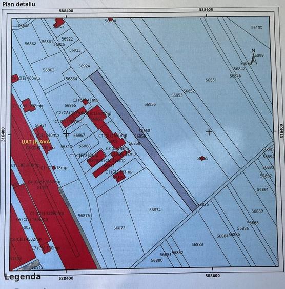 Teren agricol intravilan de 2834 mp, în Jilava