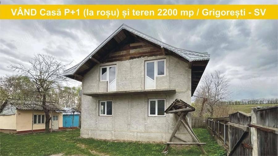 Casă cu 2 camere cu Teren 2200 Mp în Grigorești
