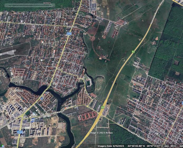 Teren Construcții intravilan de 830 mp, în Voluntari