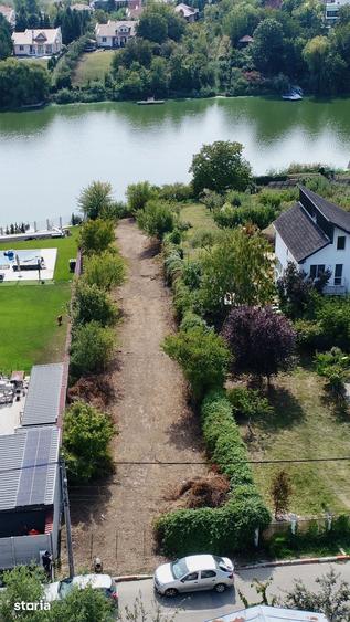 Teren 1.000 mp cu deschidere directa la lac, in Balotesti - 1