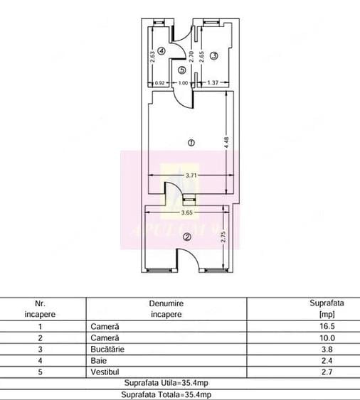 Studio cu curte proprie 25 mp PARC IOR BABA NOVAC - COMISION 0 AGEN?IE - 6
