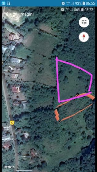 Teren de 2200 mp, în Poșta Câlnău