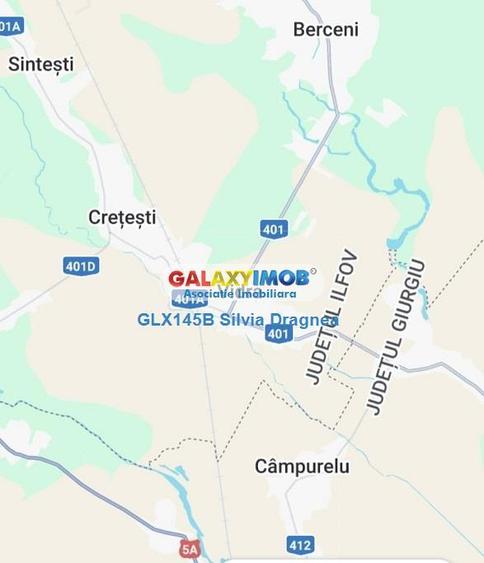 Teren intravilan de 3554 mp, în Vidra