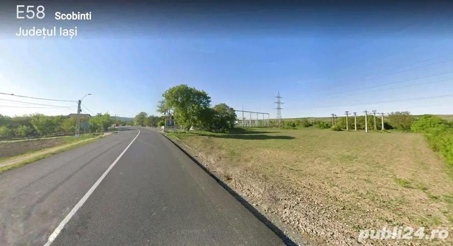 Teren de 4630 mp, în Scobinți
