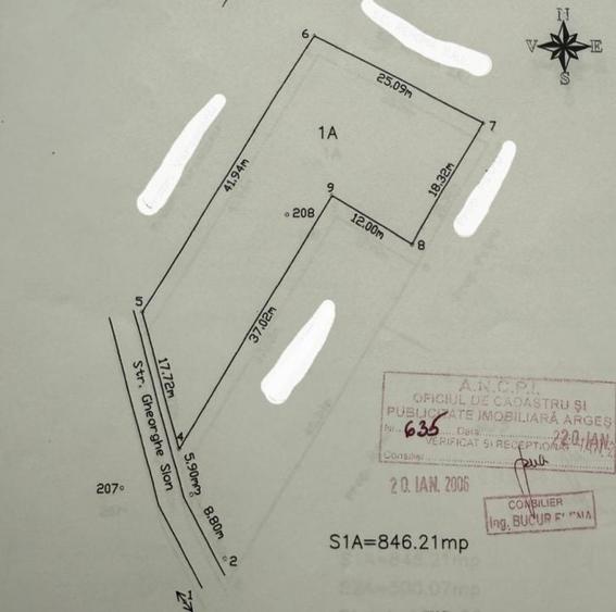 Teren Construcții intravilan de 846.21002197266 mp, în Găvana