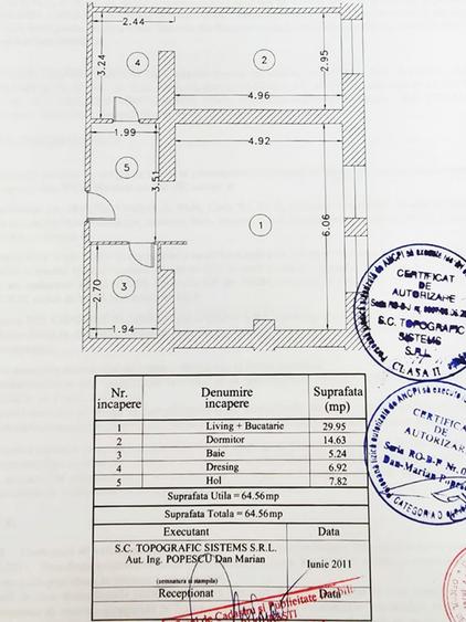 Apartament cu 2 camere decomandat în Vitan-Bârzești