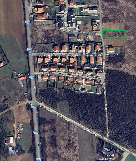 Teren de 1034 mp, în Paleu