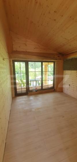 Casă modernă din lemn 3 camere, 60 mp, utilata, mobilata, zona Plaiu Sarului - 5