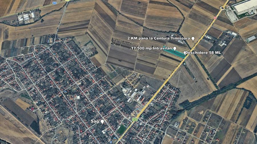 Teren Construcții intravilan de 17500 mp, în Șag