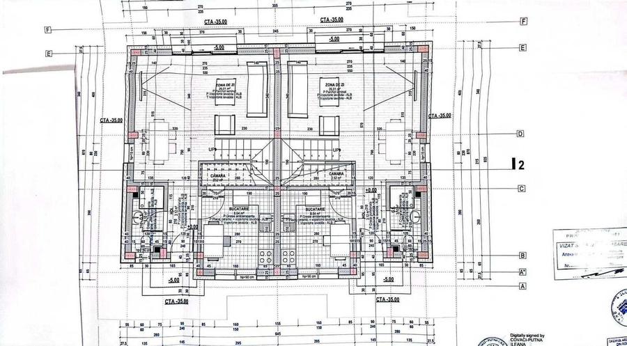 Duplex cu 4 camere cu Canalizare în Chiajna