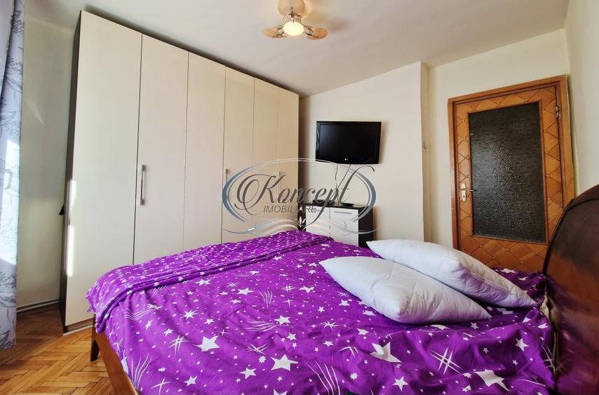 Apartament cu 3 camere decomandat, mobilat în Mănăștur